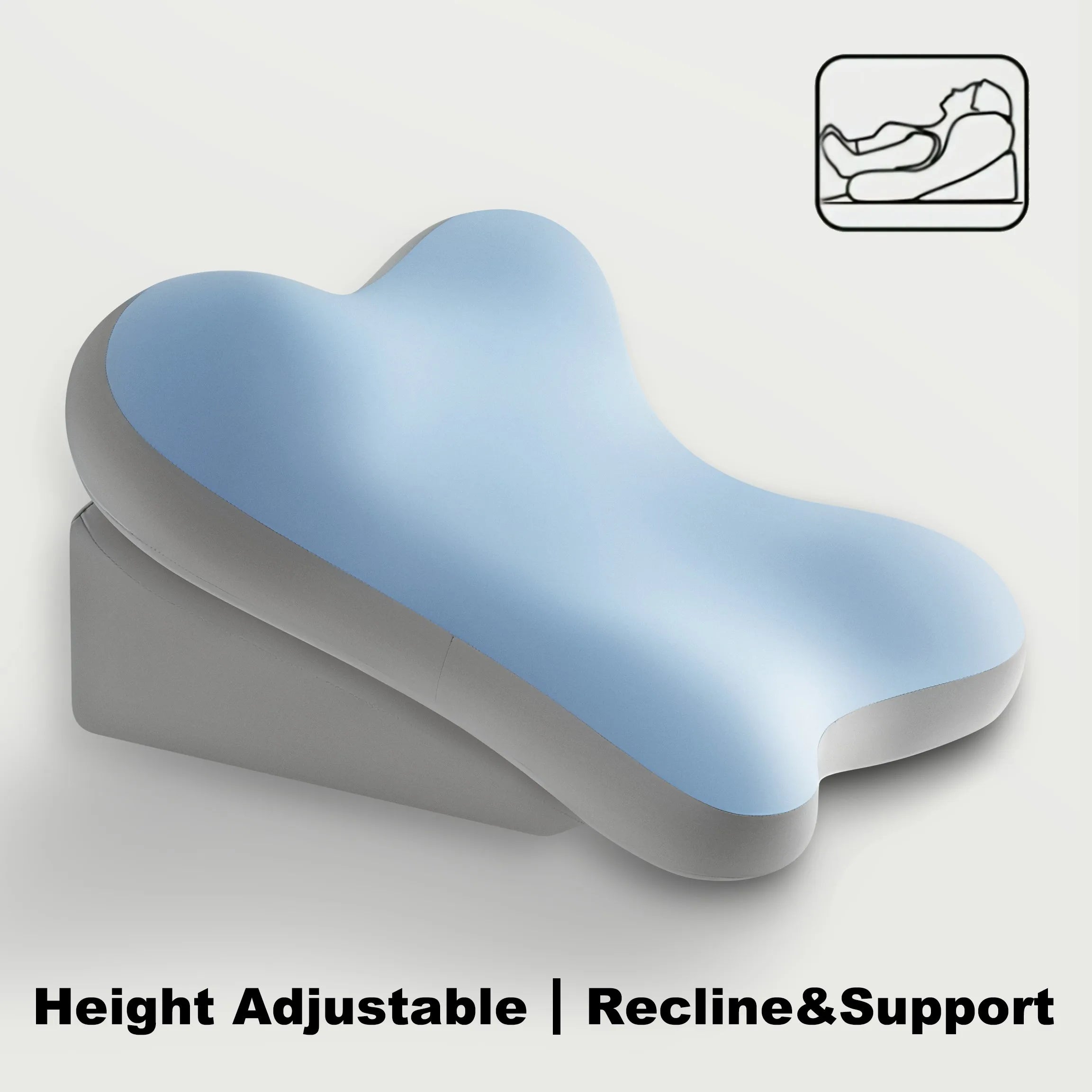Adjustable Bed Wedge Pillow