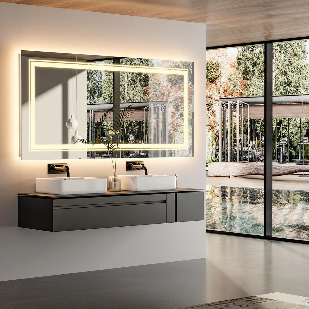 LED  Mirror 40"x 24" Front and Backlit dimmable