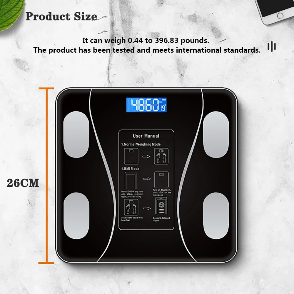 Wireless Digital Scale Body Composition Analyzer Bluetooth-compatible