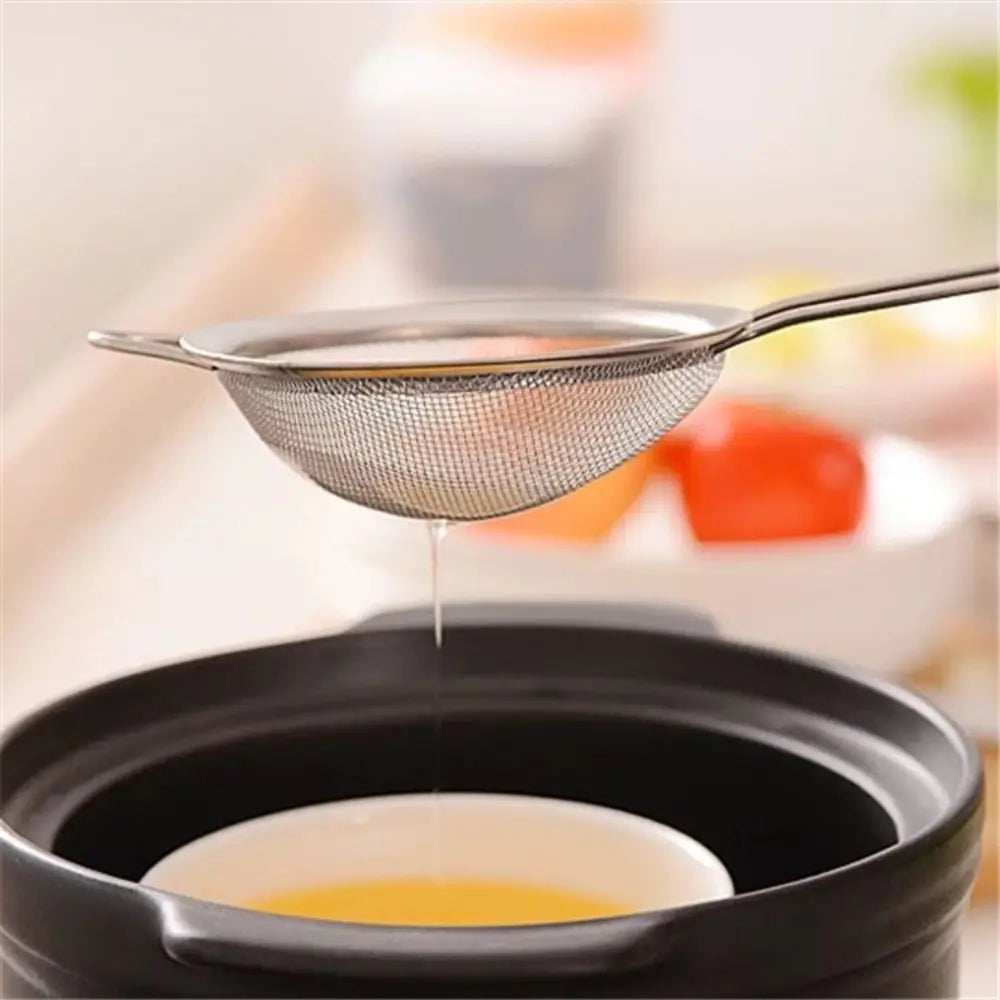 3pcs Stainless Steel Strainer Ultra Fine Mesh