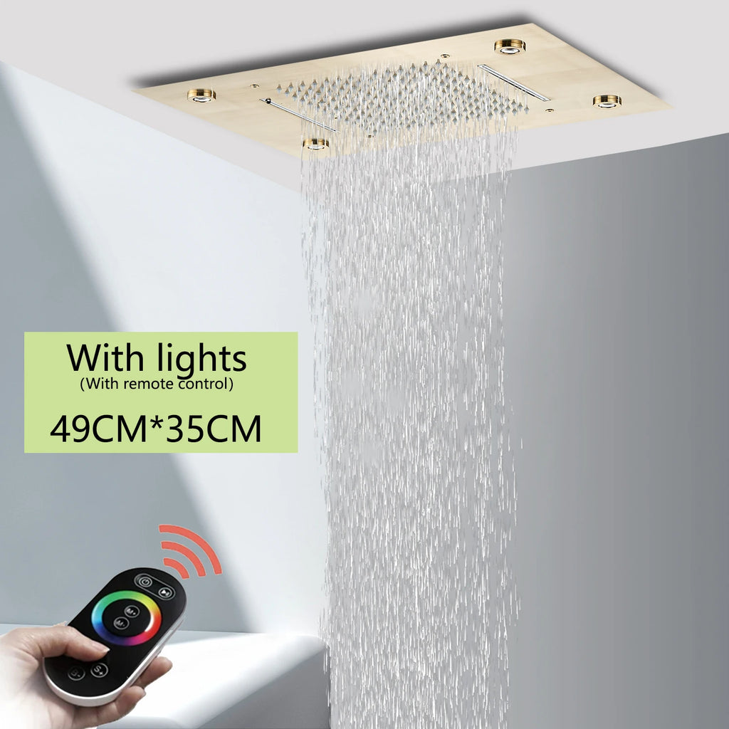 Ceiling Shower Head with LED Lights