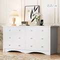 6 Drawer Dresser Wood Chest