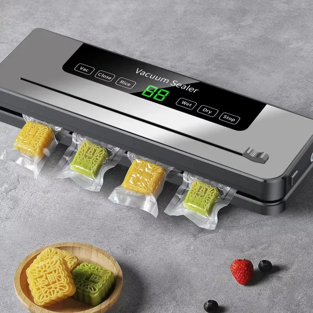 One Touch dry/wet Sealer w/Built-in Cutter