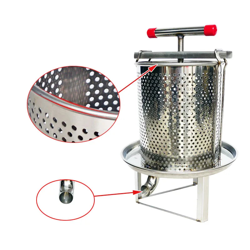 Premium Stainless Steel Honey Press