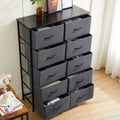 10 Fabric Drawer Dresser, Nightstand