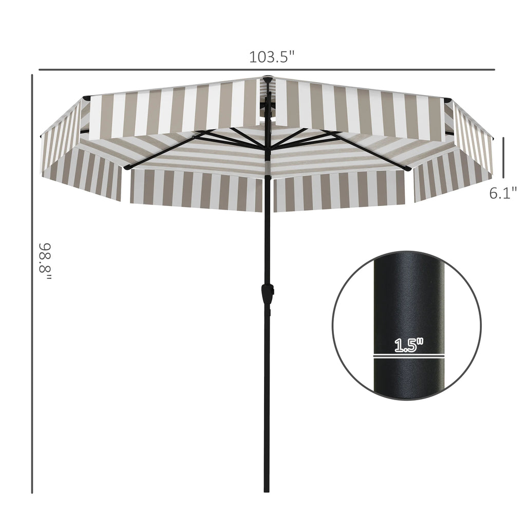 8.6ft Patio Umbrella