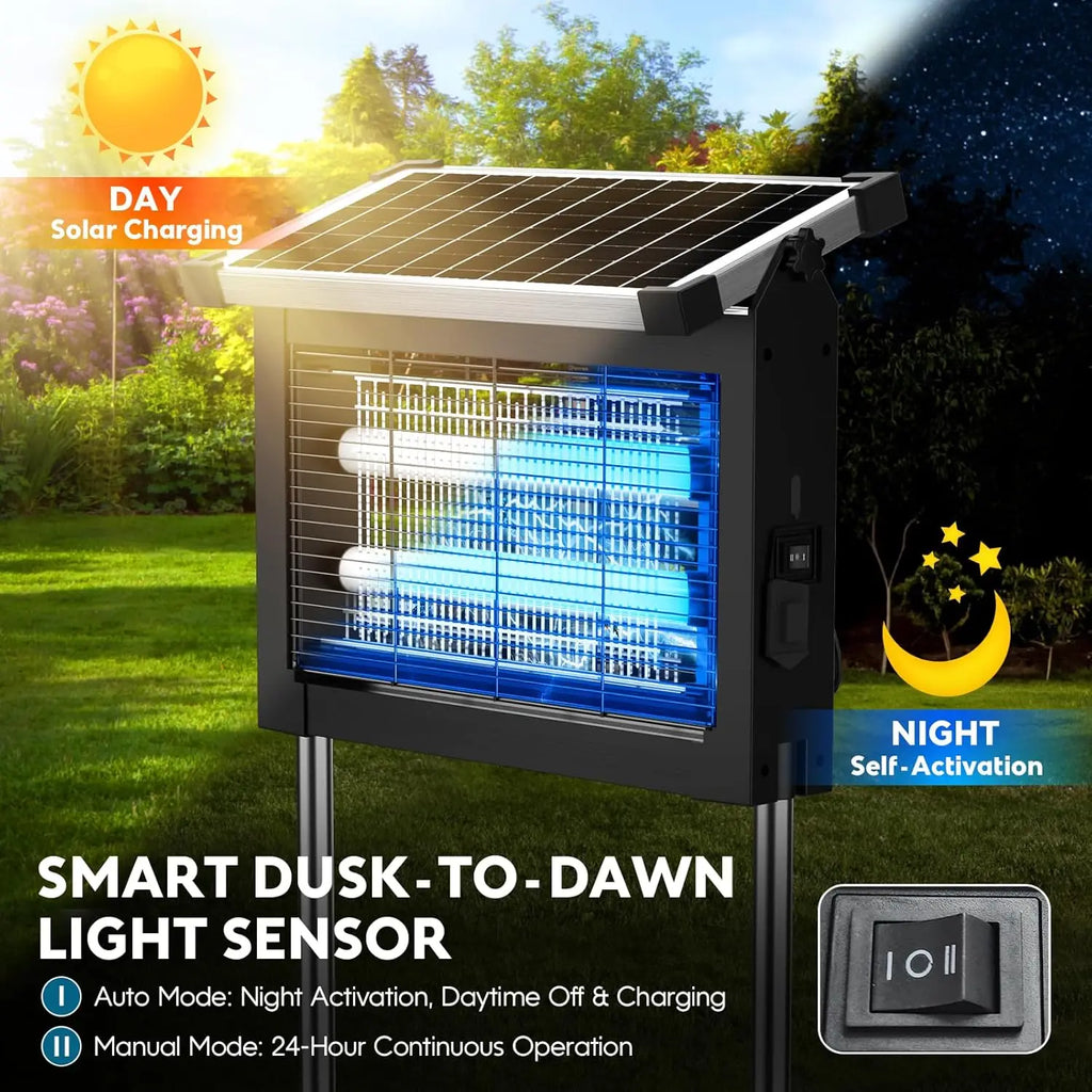 Solar Bug Zapper Outdoor, Waterproof