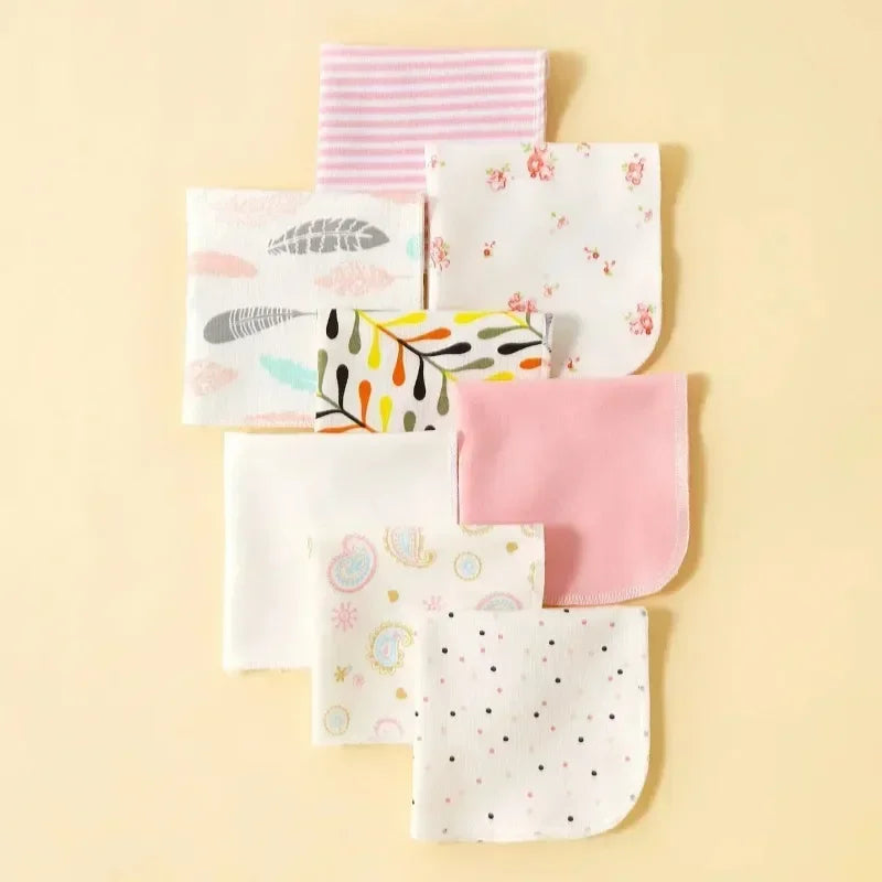 5/8 Pcs Cotton Newborn Baby Towels