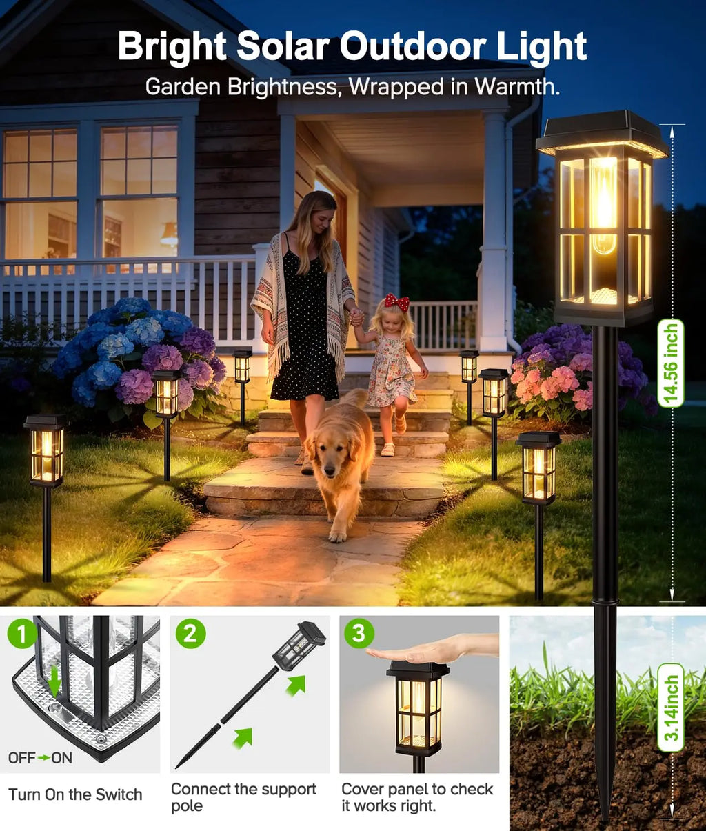 Solar Powered Pathway Lights