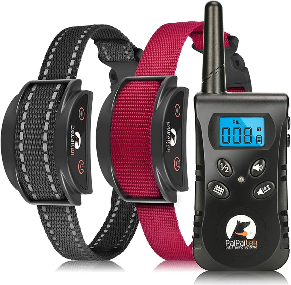 No Shock Dog Training Collar with Remote, 1600ft Rechargeable