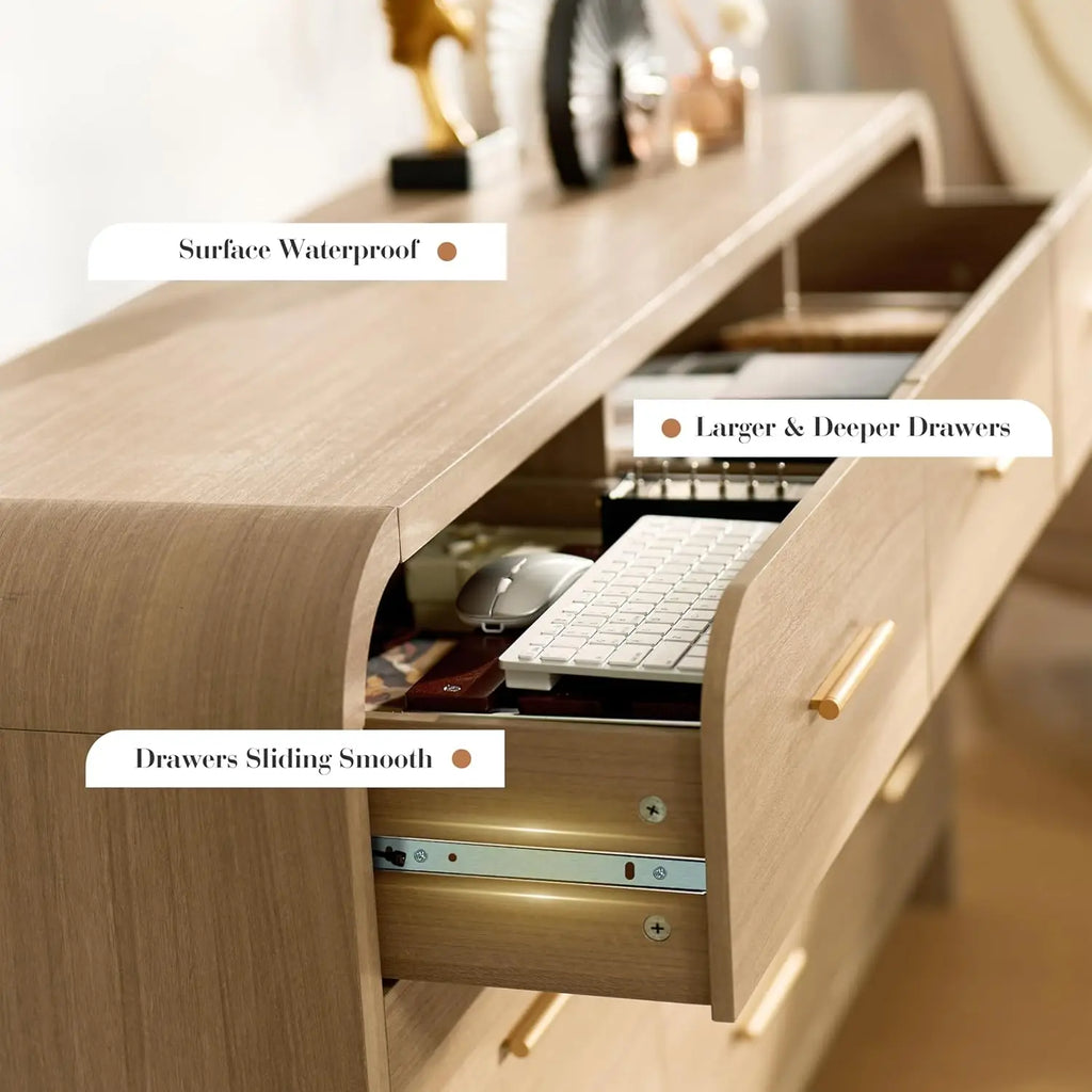 9-Drawer Dresser 63" Wide