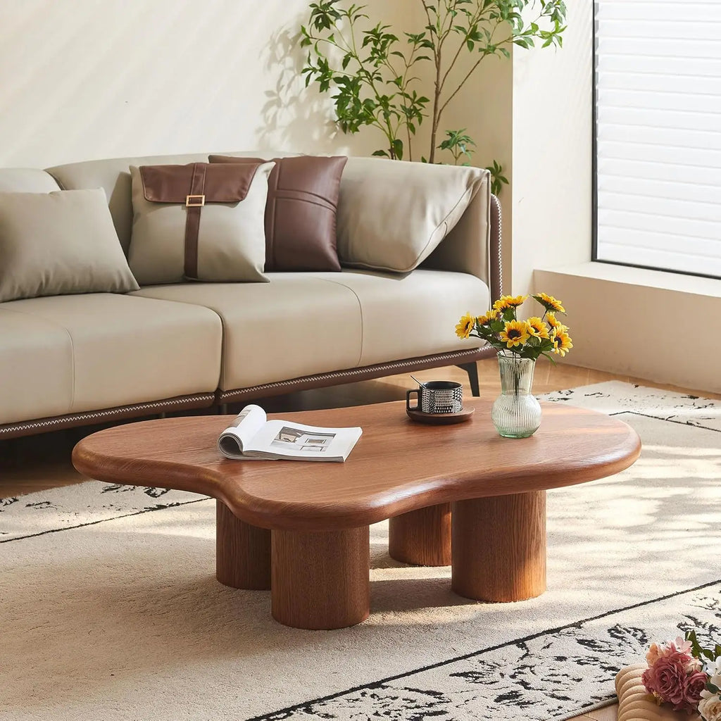 48" Cloud Wooden Coffee Table