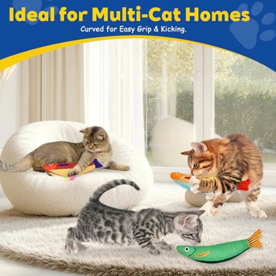 Catnip Toys for Cats with Rattle