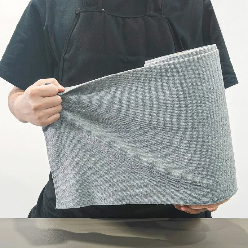 50pcs Non-Stick Oil/grease Microfiber Rags, Absorbent