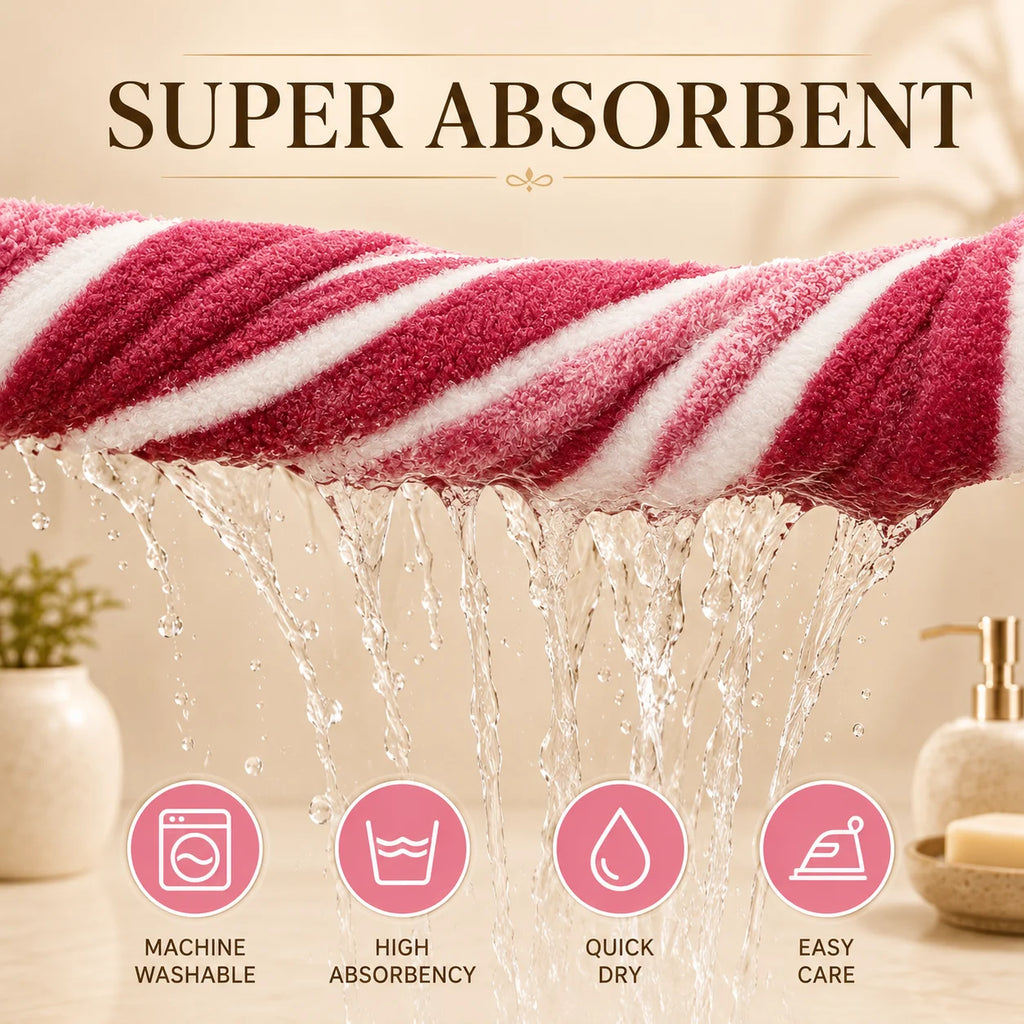 8-Piece Microfiber Bathroom Towel Set