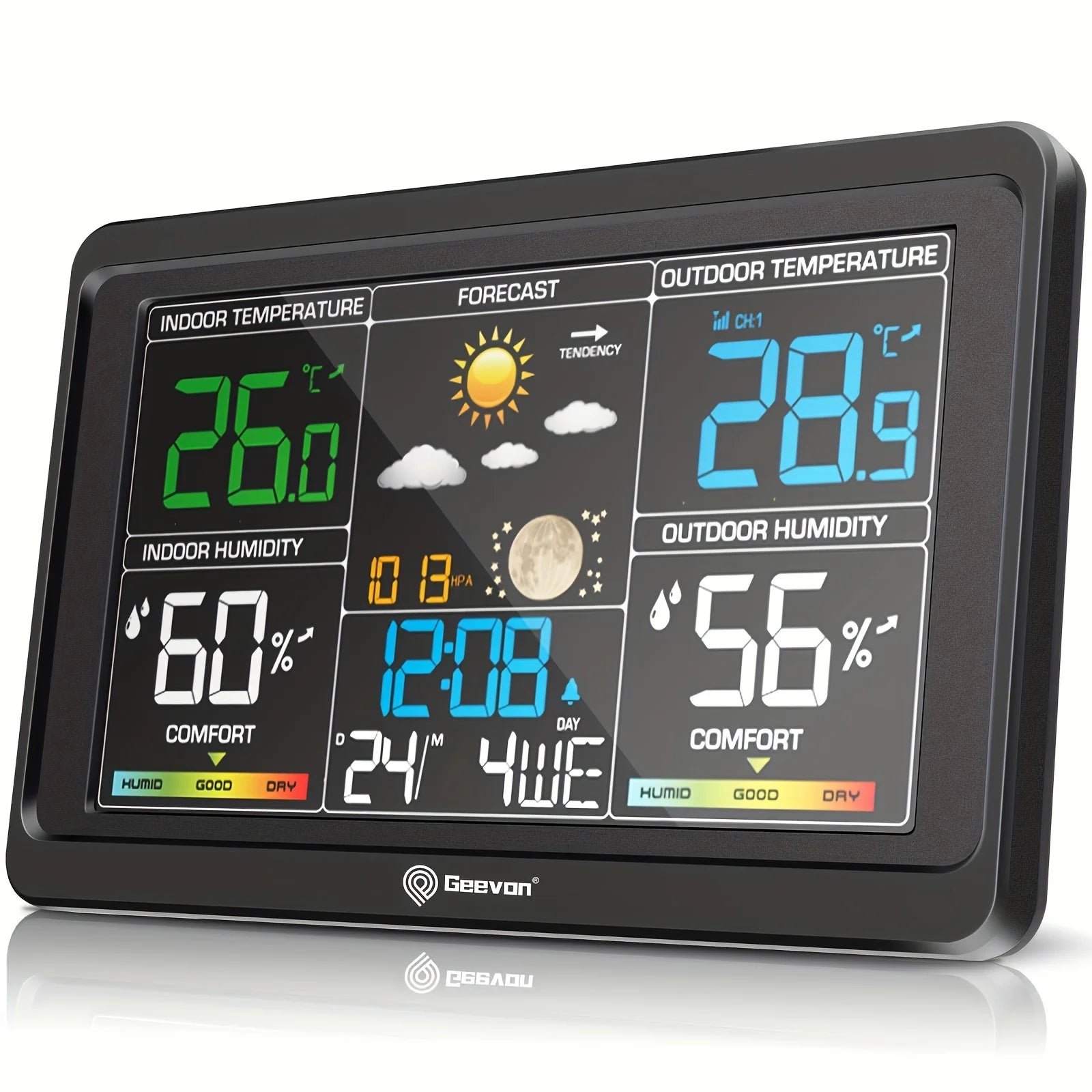 Weather Station Wireless Indoor Outdoor Thermometer