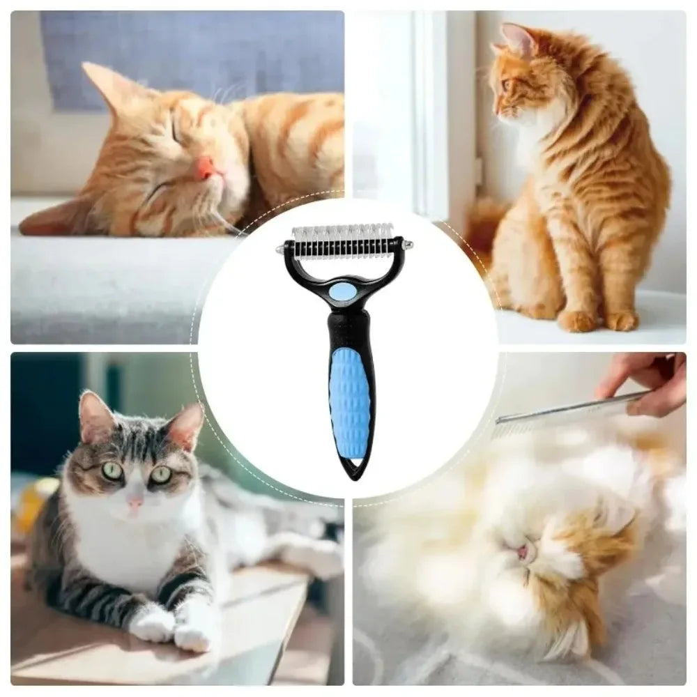 Stainless Steel Pet Grooming Brush Dog, Cat Hair