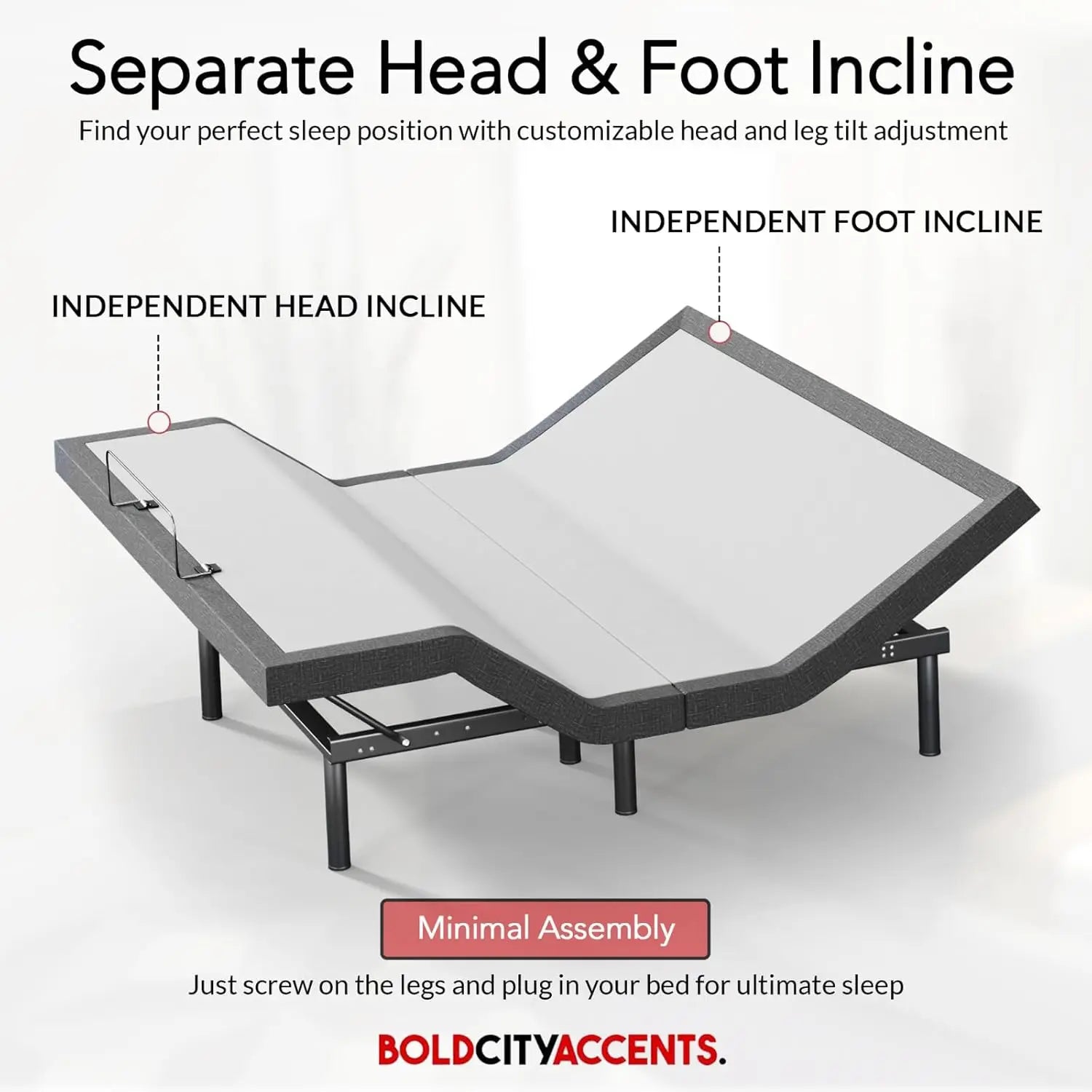 Adjustable Full Bed Frame w/Wireless Remote