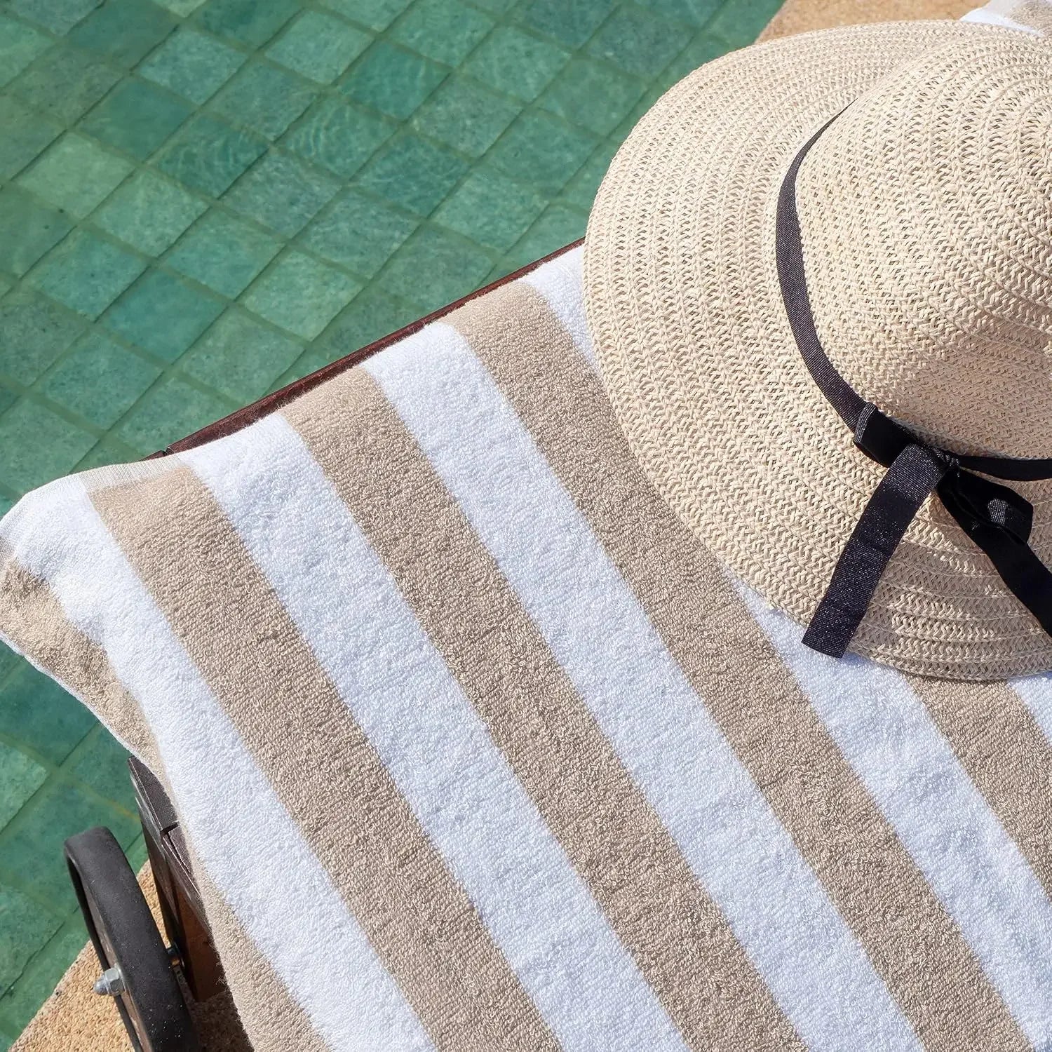 California Cabana Stripe Beach Towel