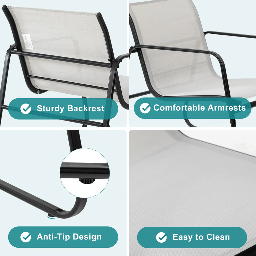 Patio Furniture 3 Pc. Set with Table