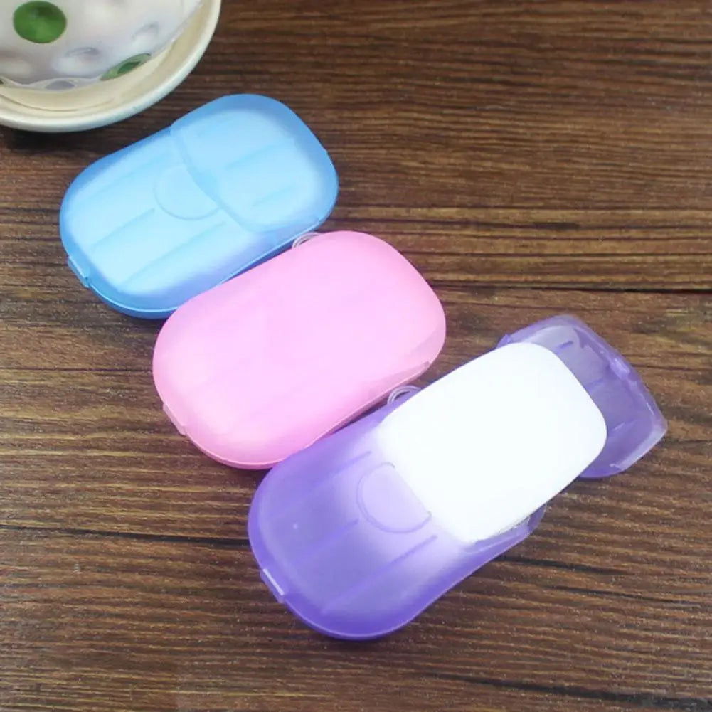 20Pcs Disposable Travel Soap Paper
