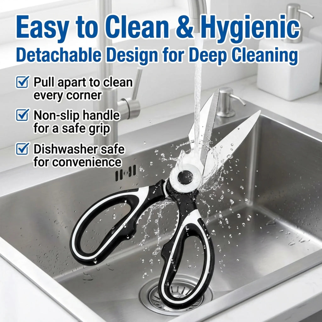 Kitchen Stainless Steel Meal Prep Shears/Scissors