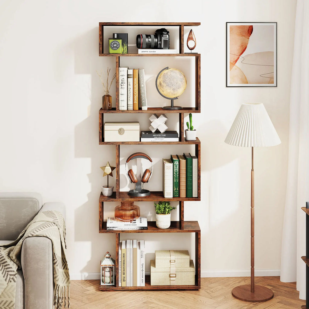 6-tier Storage Bookshelf