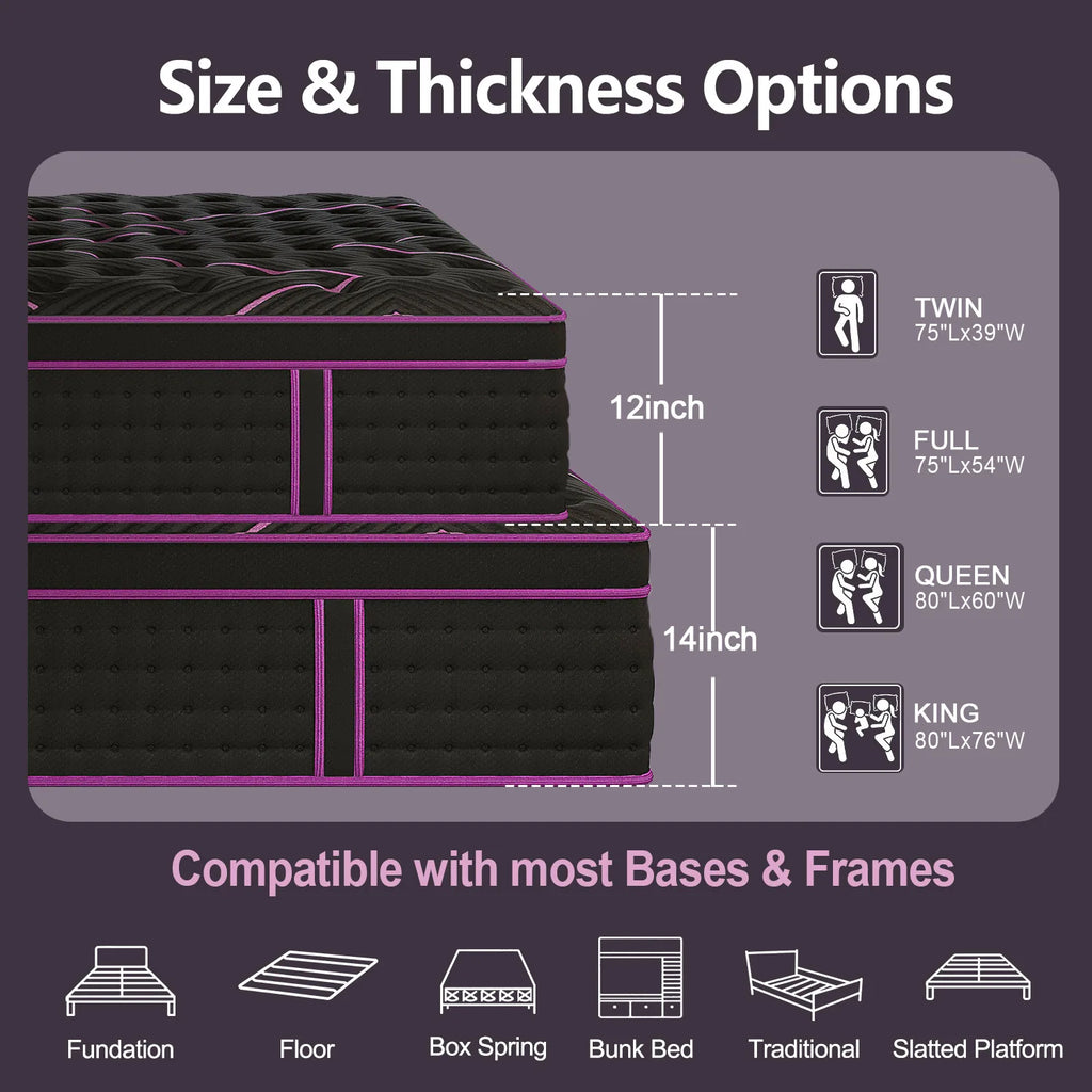 Hybrid Gel Memory Foam Mattress