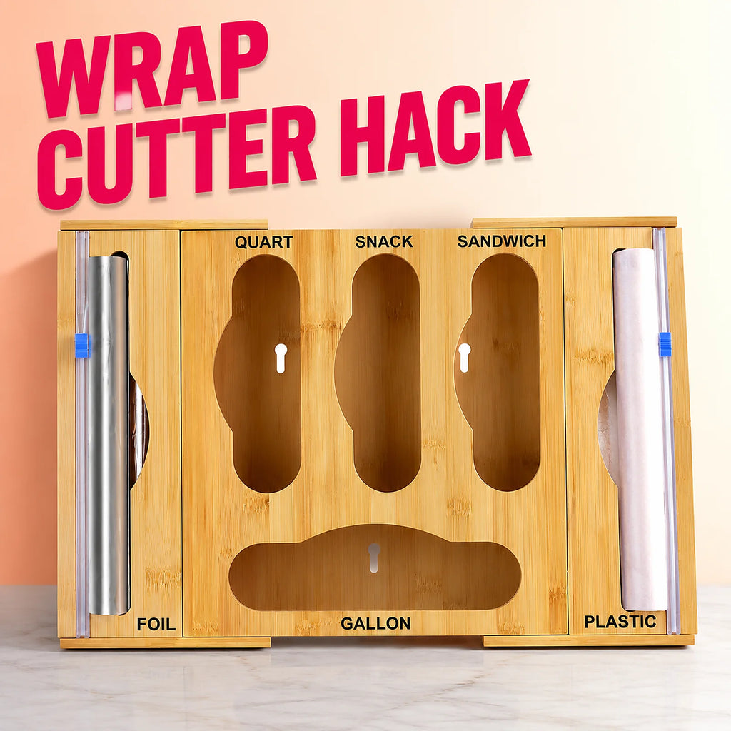 Bamboo Zip Bag Organizer