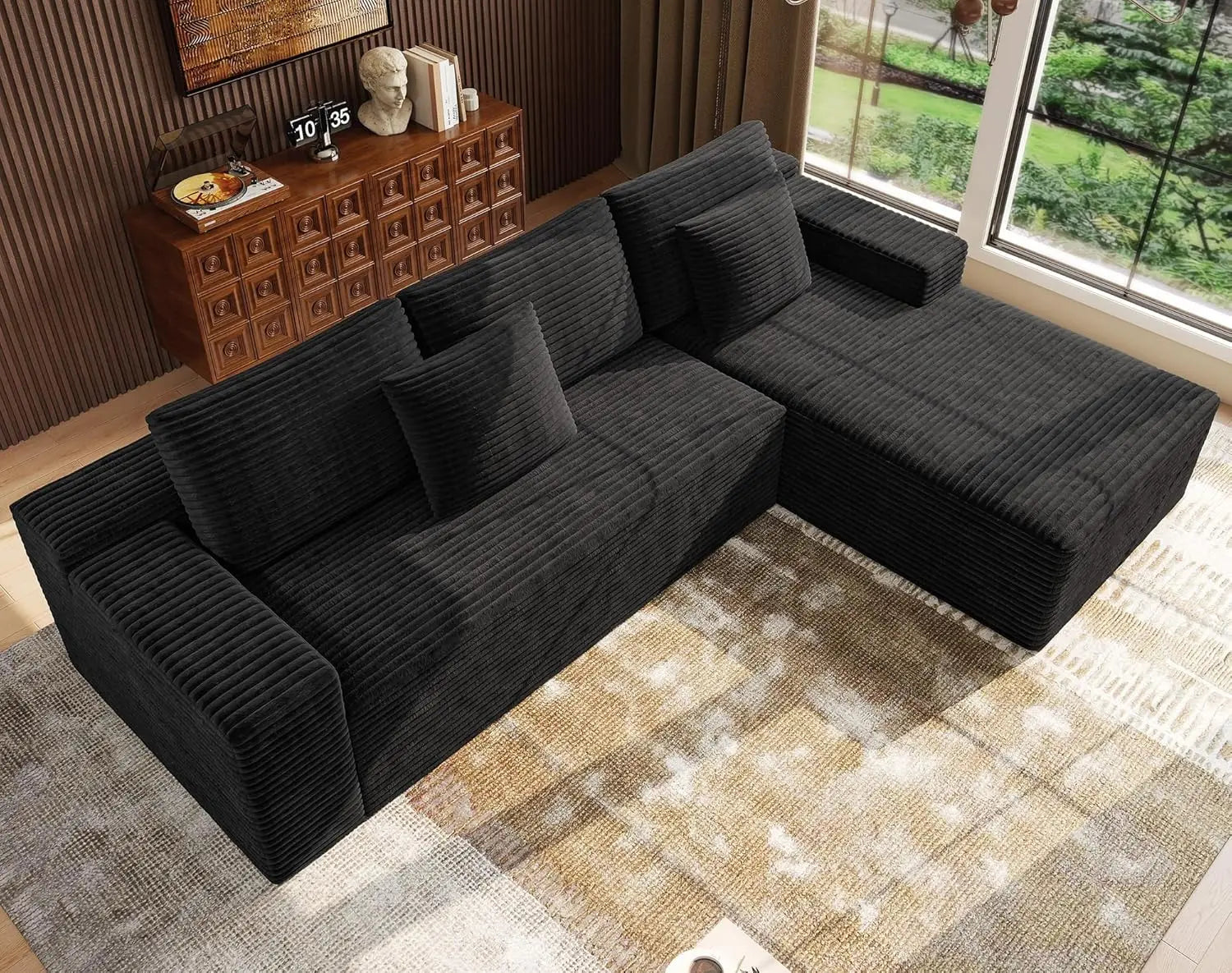 Deep Seat Oversized Modular Sectional Sofa