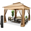 11x11 One-Push Canopy with Mosquito Net, Roof Vent