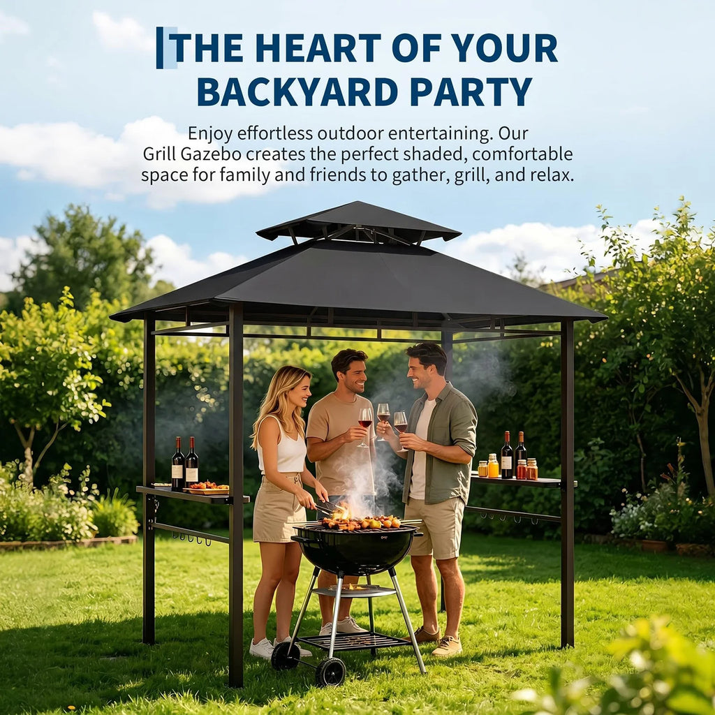 Outdoor BBQ Grill Gazebo