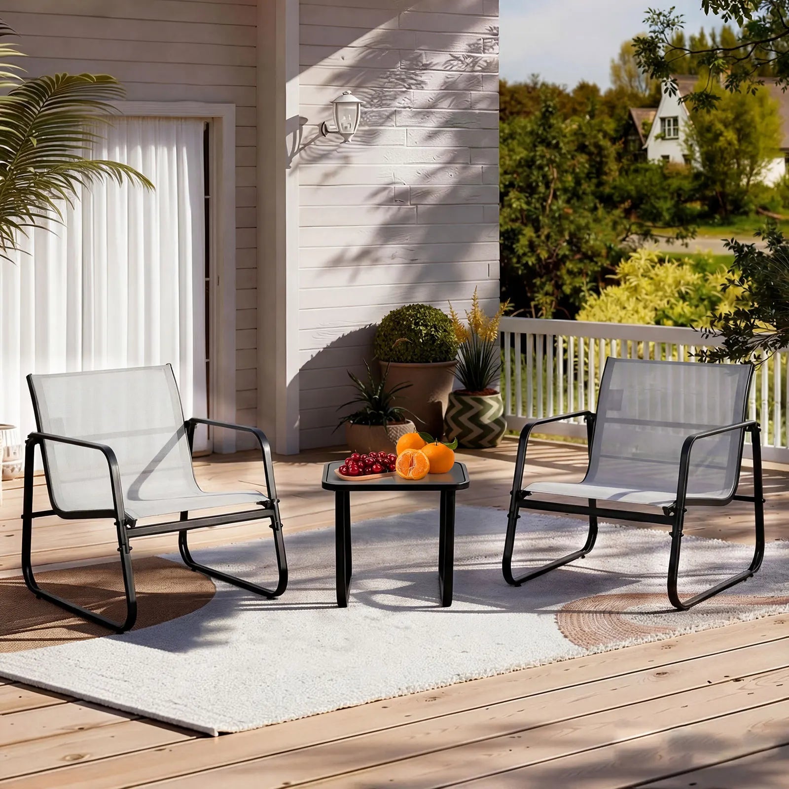 Patio Furniture 3 Pc. Set with Table