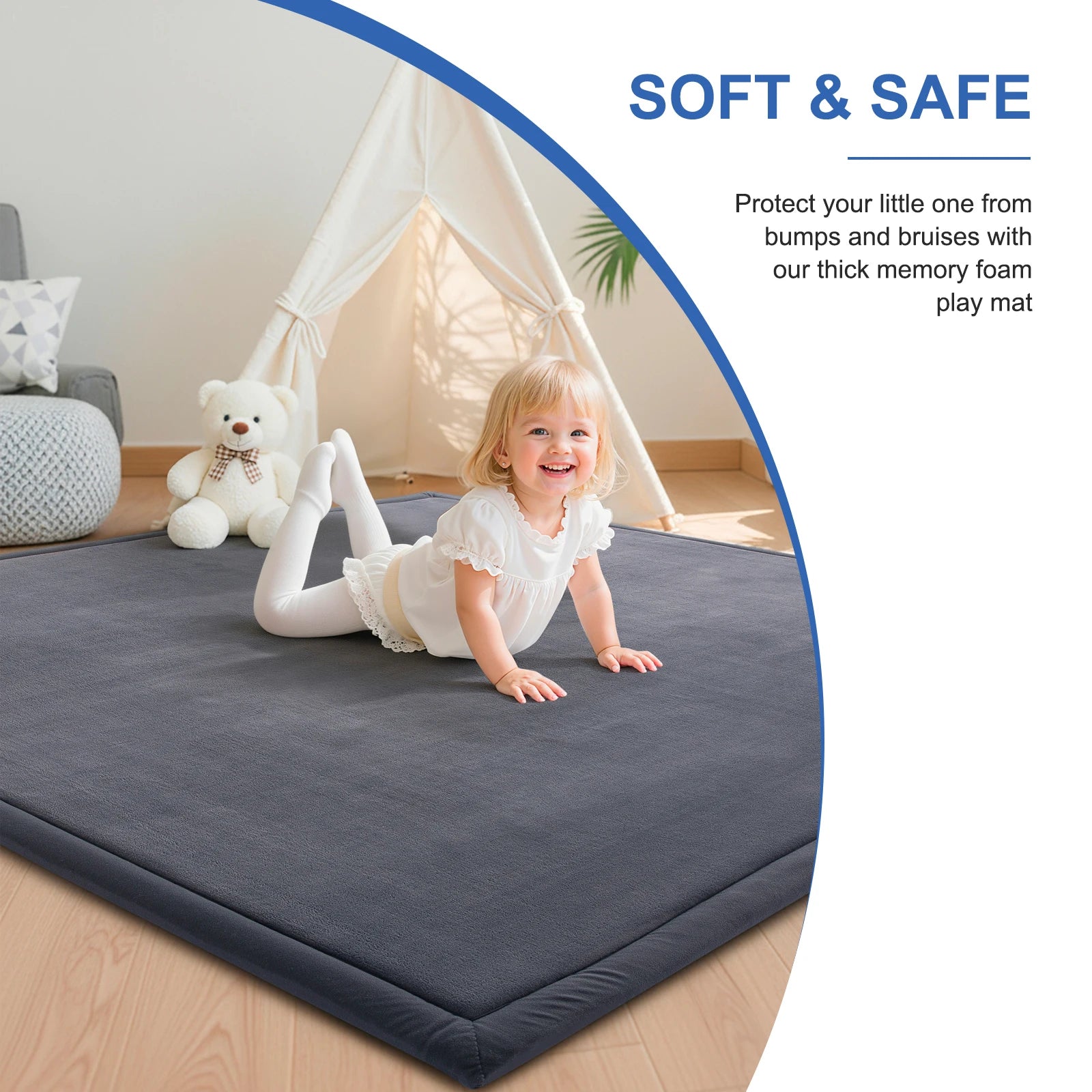 Large Area Children's Play Floor Mat