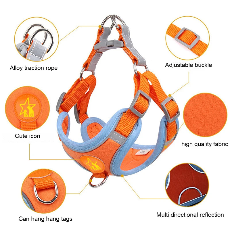 Small Medium Dogs Harness Vest