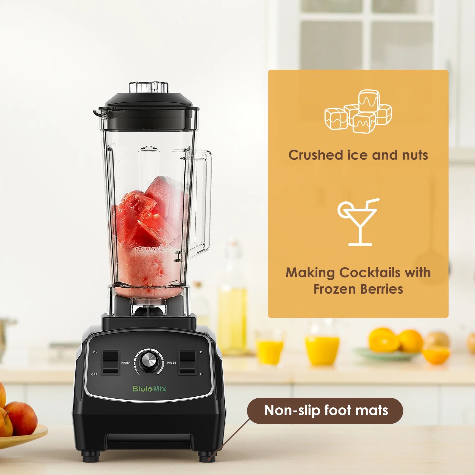 3HP 2200W Heavy Duty Blender And Food Processor
