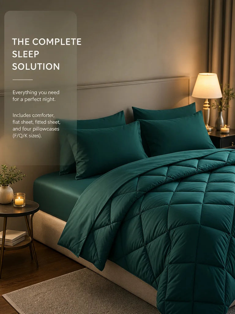 5pcs/7pcs Twin Full Queen King Bedding Sets