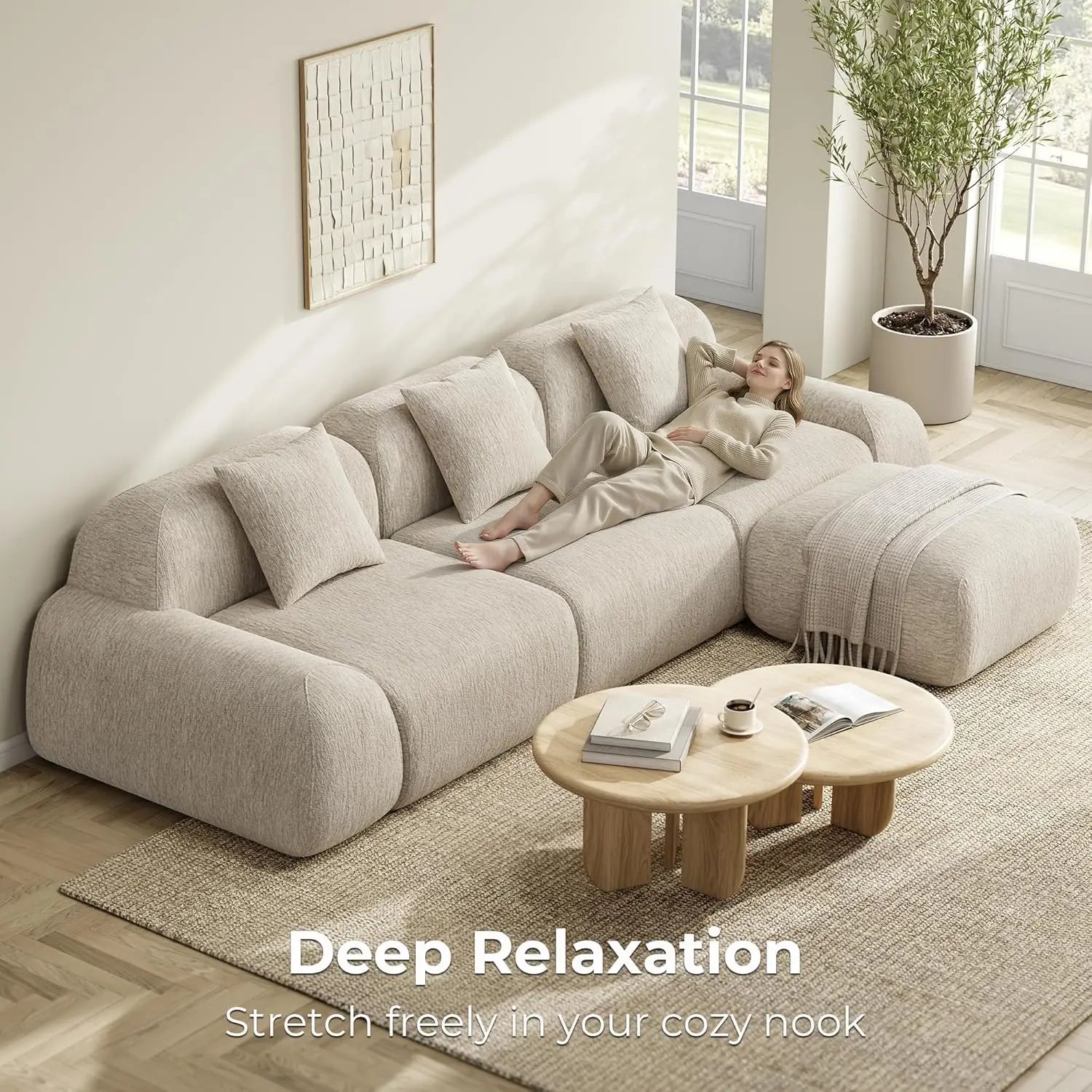 Modular Sectional Sofa Ottoman