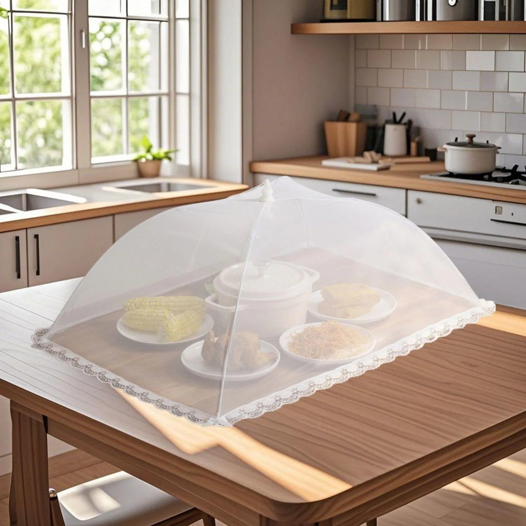 Mesh Food Cover, Reusable, Collapsible