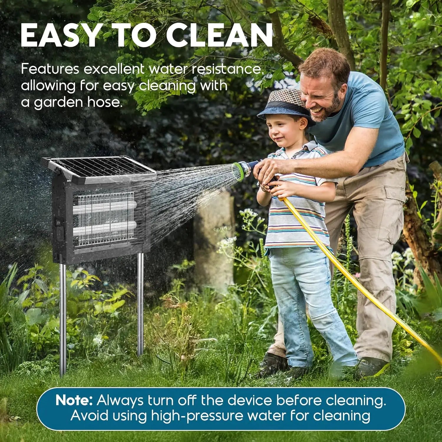Solar Bug Zapper Outdoor, Waterproof