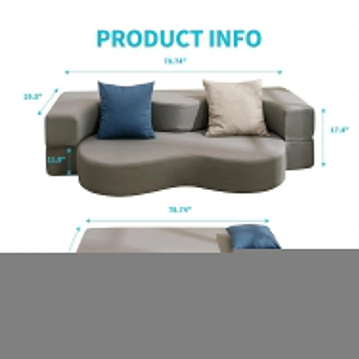 Queen Size Floor Sofa Bed