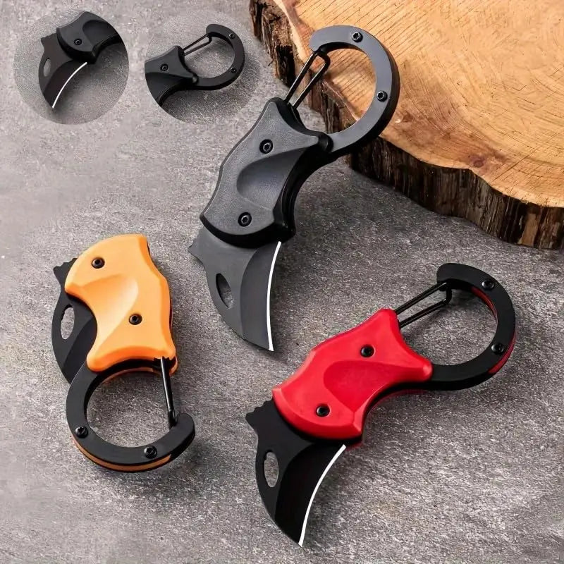 Folding Knife with Keyring for Everyday Use