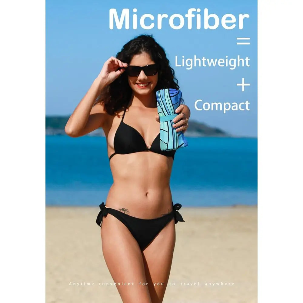 Lightweight Microfiber Beach Towel
