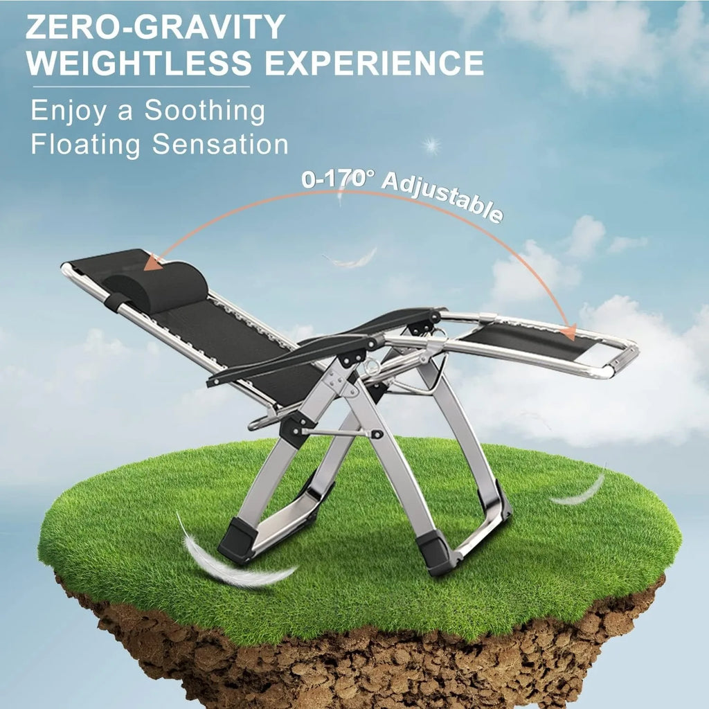2Pc. Zero Gravity Lounge Chairs
