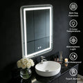 LED Mirror with Backlit Lights