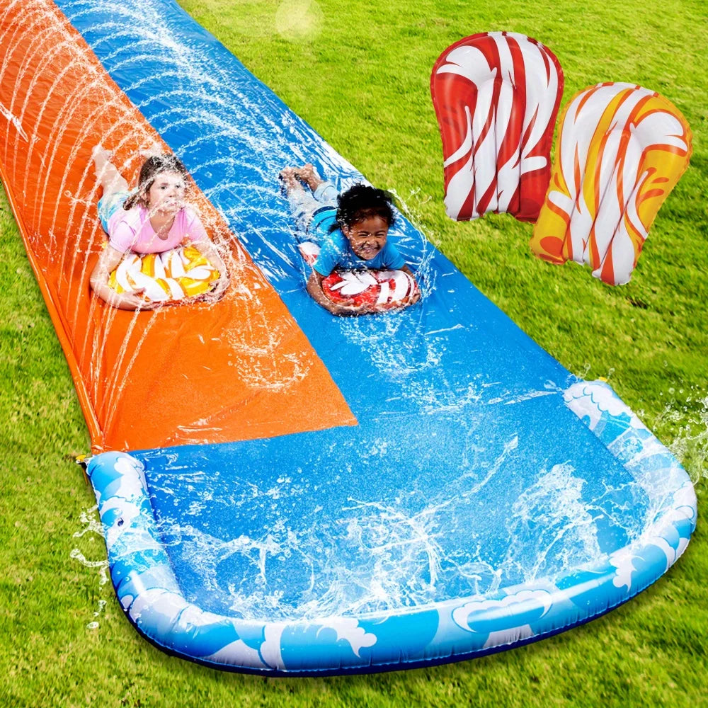 32.5ft Mega Inflatable Water Slide 2- Lanes