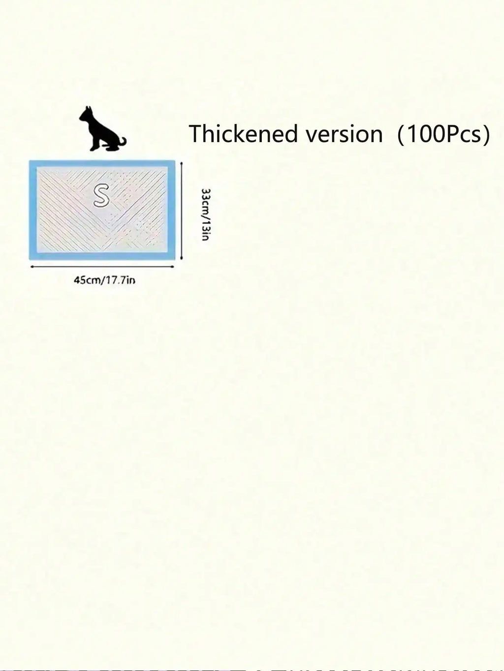 100Pcs Pet Pee Pad Training Diaper