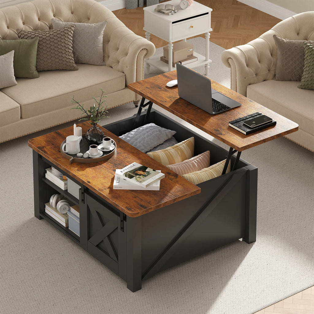Wood Lift Top Coffee Table