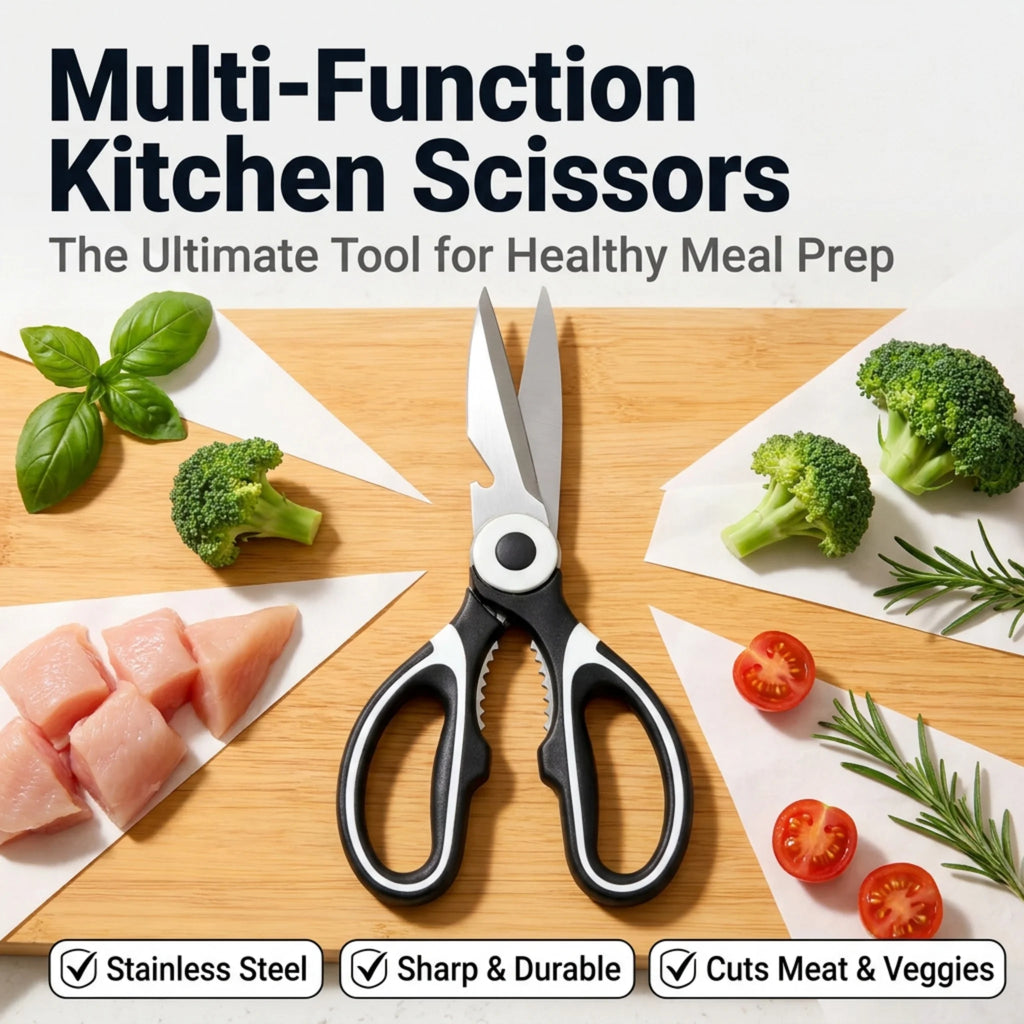Kitchen Stainless Steel Meal Prep Shears/Scissors