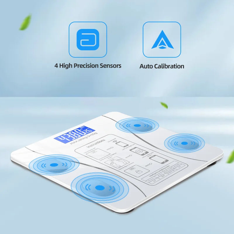 Body Fat Scale Wireless LED